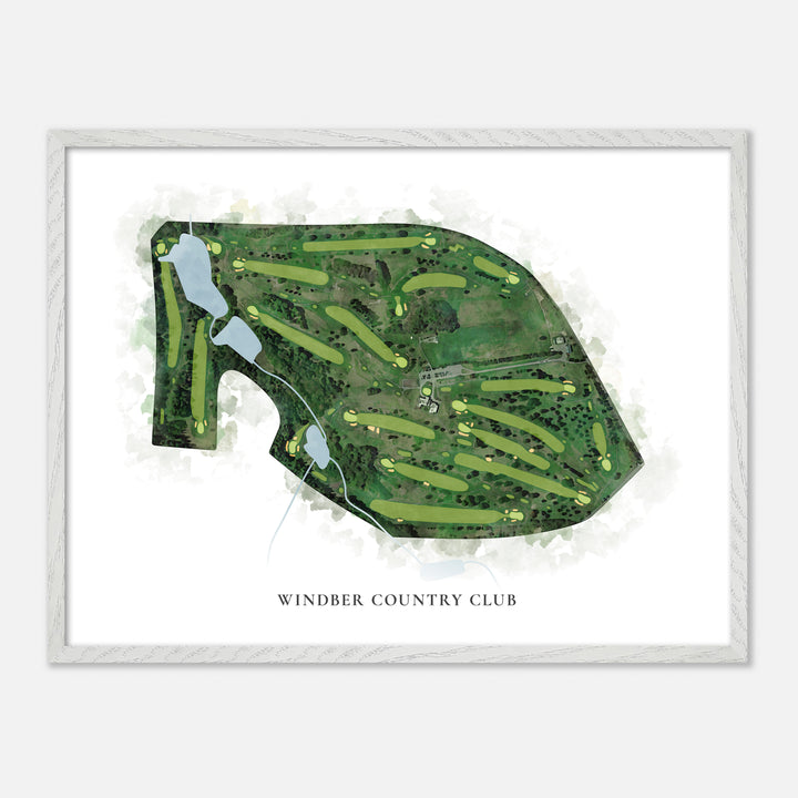 Print of Windber Country Club Classic Map