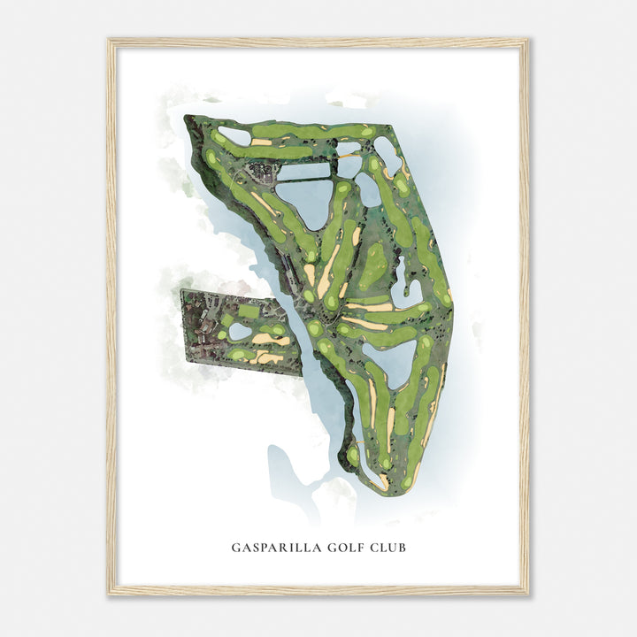 Print of Gasparilla Golf Club Classic Map