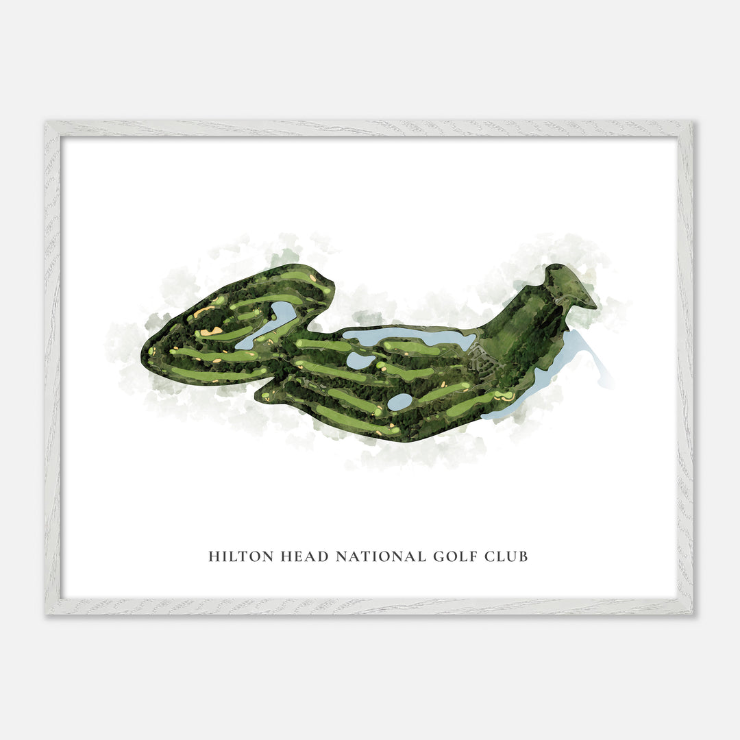 Print of Hilton Head National Golf Club Classic Map