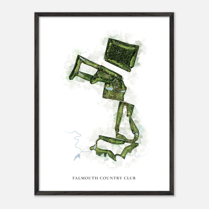 Print of Falmouth Country Club Classic Map