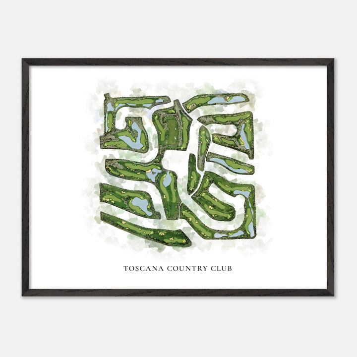 Print of Toscana Country Club Classic Map