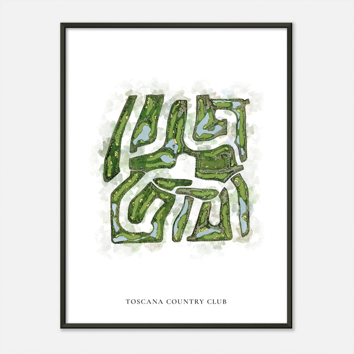 Print of Toscana Country Club Classic Map