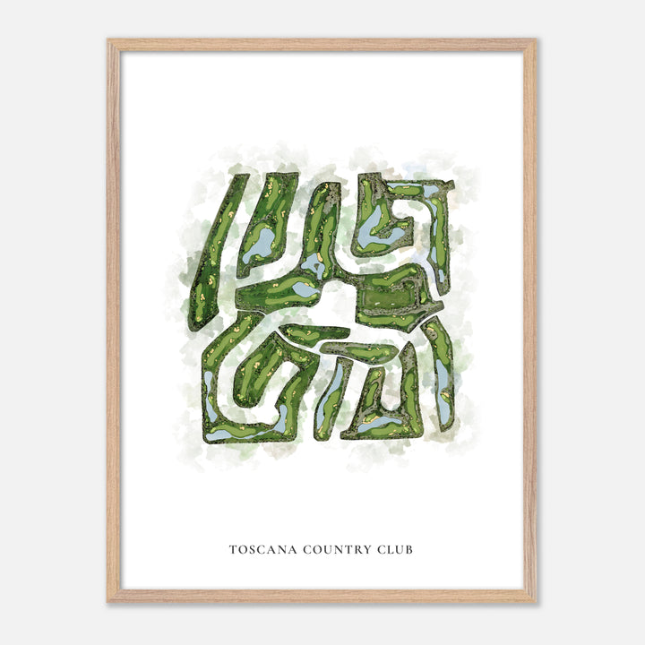 Print of Toscana Country Club Classic Map