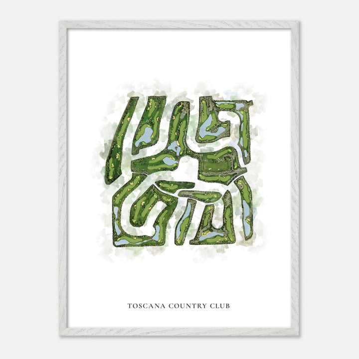 Print of Toscana Country Club Classic Map
