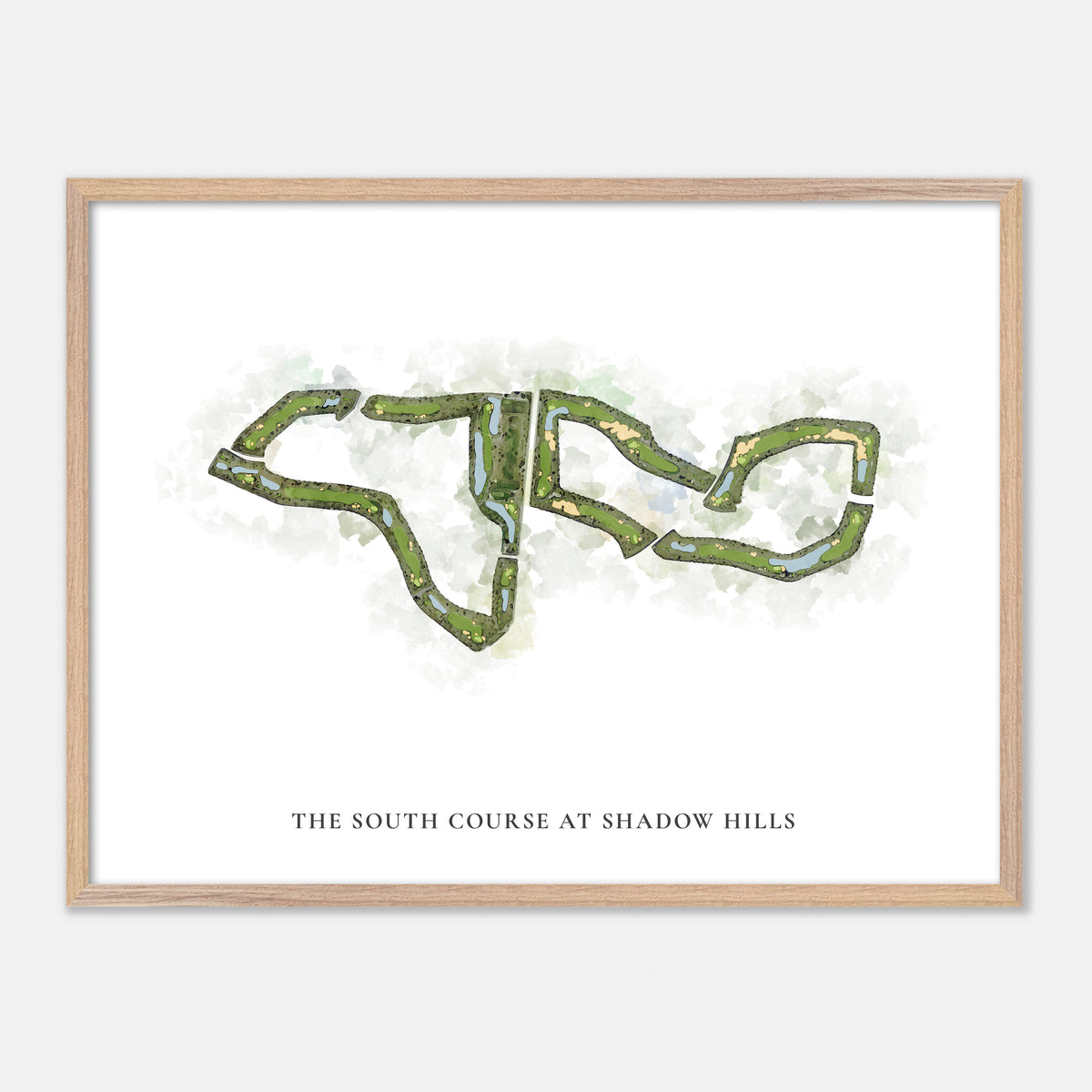 Print of The South Course At Shadow Hills Classic Map