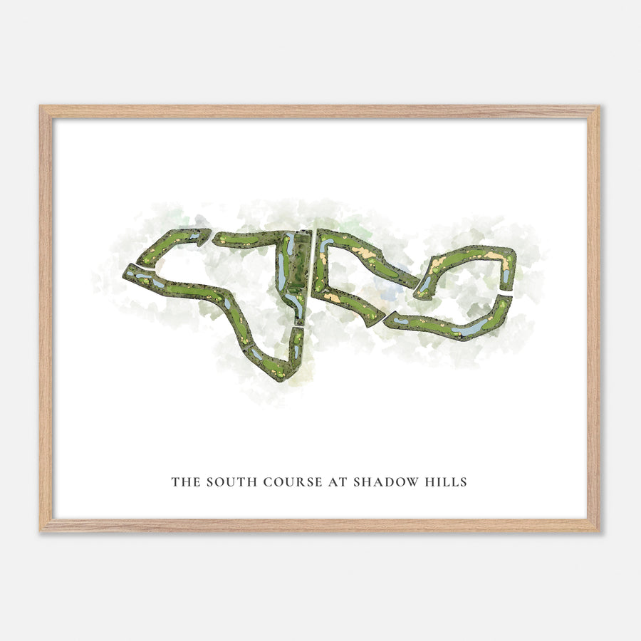 Print of The South Course At Shadow Hills Classic Map