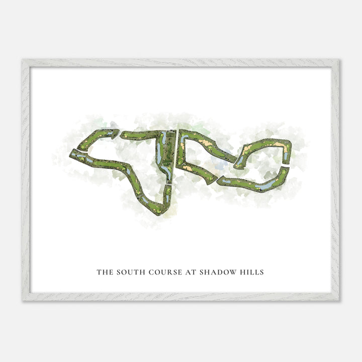 Print of The South Course At Shadow Hills Classic Map