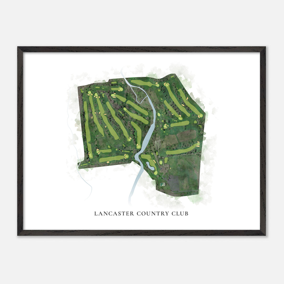 Print of Lancaster Country Club Classic Map