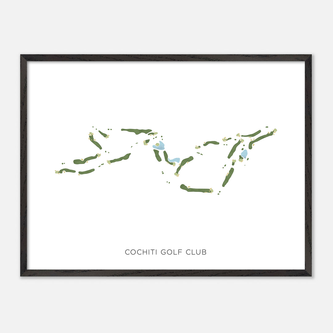 Print of Cochiti Golf Club Modern Map
