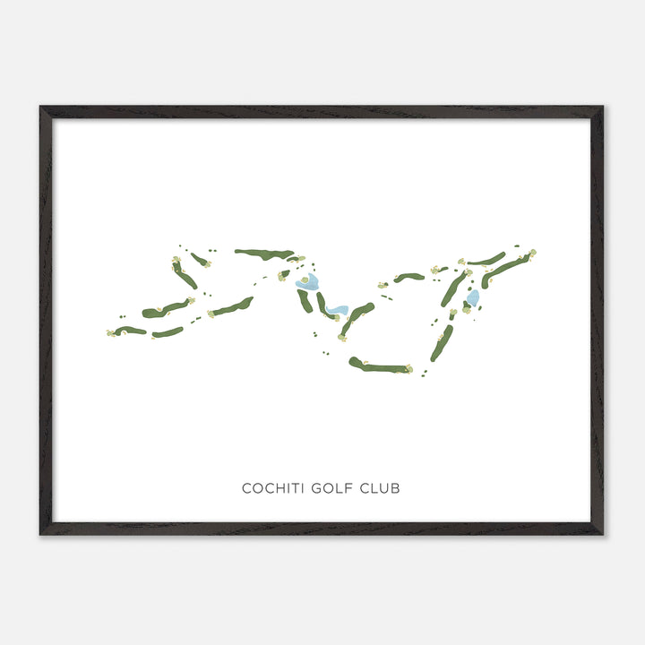Print of Cochiti Golf Club Modern Map