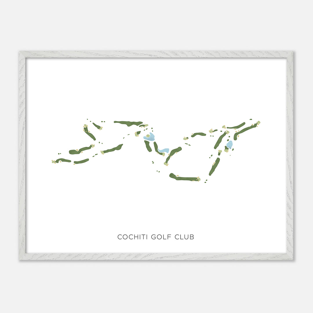 Print of Cochiti Golf Club Modern Map