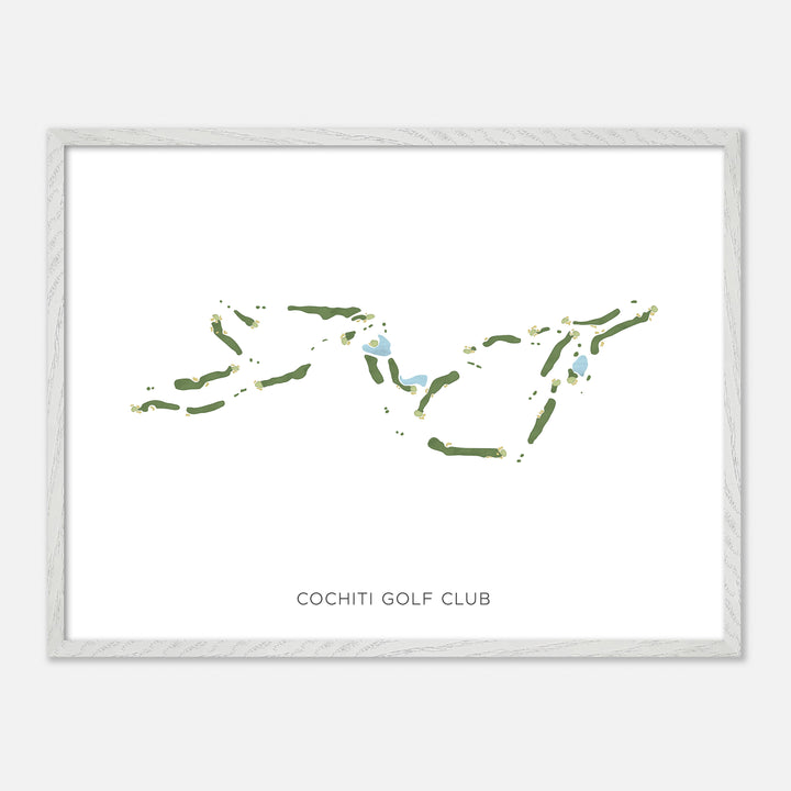 Print of Cochiti Golf Club Modern Map