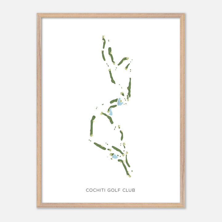 Print of Cochiti Golf Club Modern Map