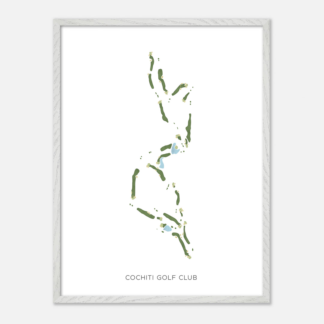 Print of Cochiti Golf Club Modern Map