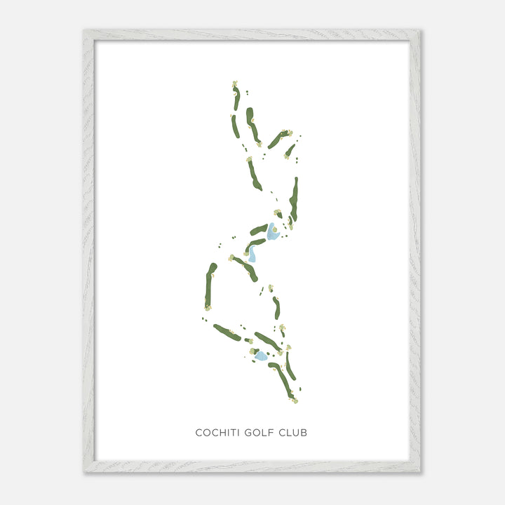 Print of Cochiti Golf Club Modern Map