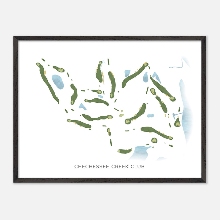 Print of Chechessee Creek Club Modern Map