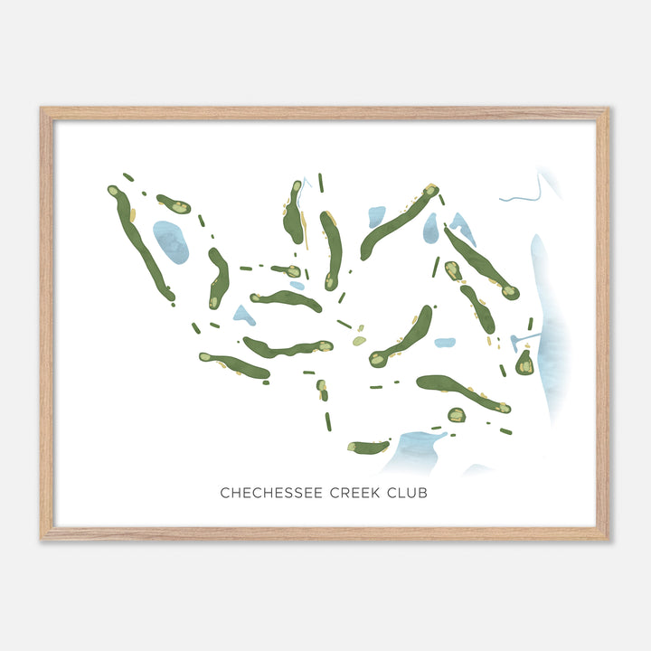 Print of Chechessee Creek Club Modern Map