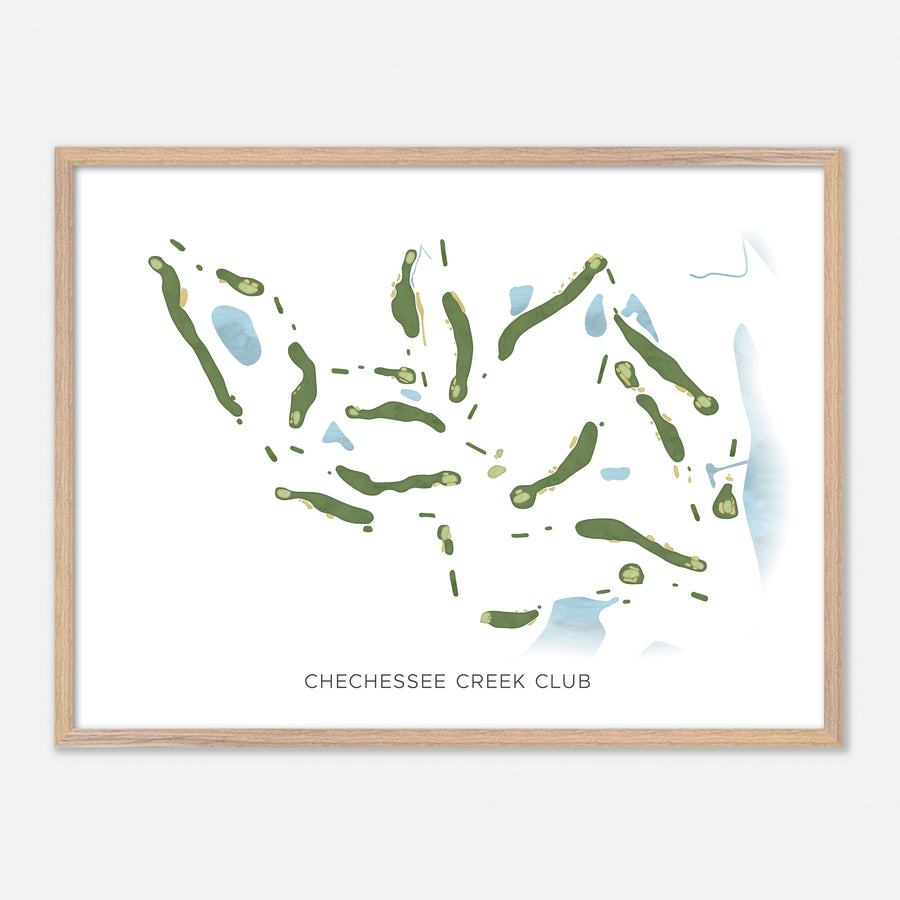 Print of Chechessee Creek Club Modern Map