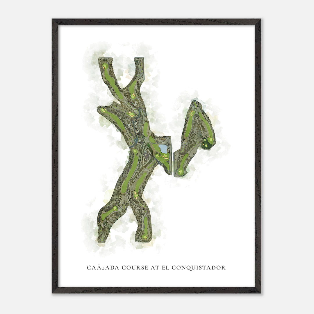 Print of Cañada Course At El Conquistador Classic Map
