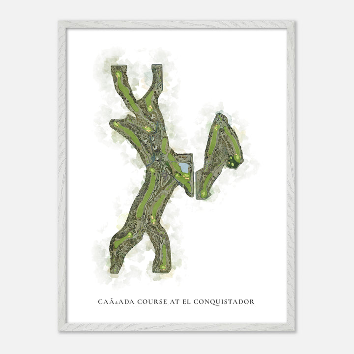 Print of Cañada Course At El Conquistador Classic Map