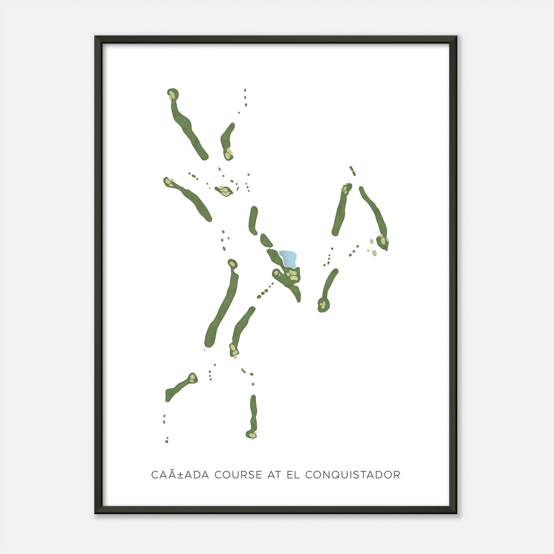 Print of Cañada Course At El Conquistador Modern Map