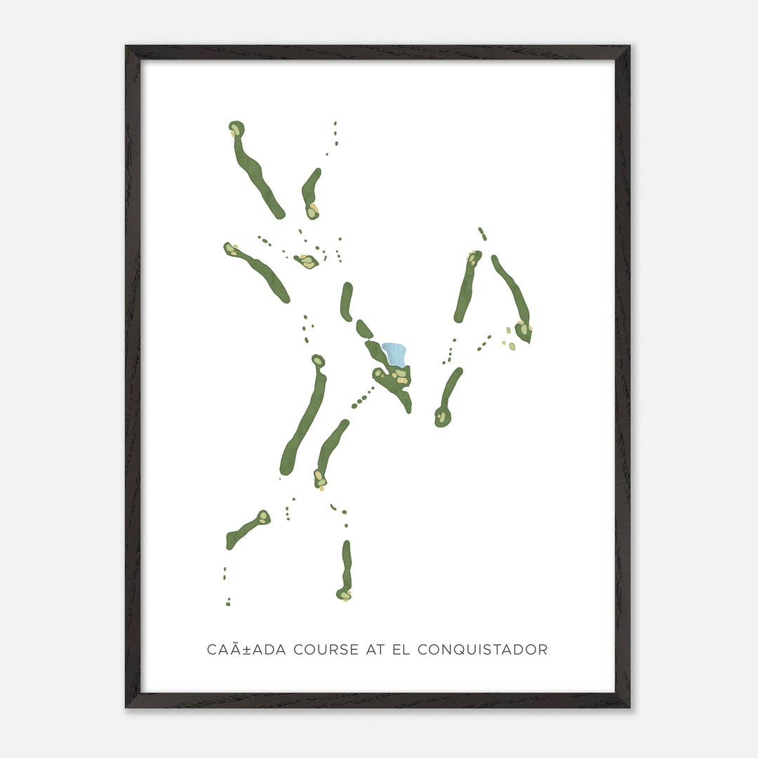 Print of Cañada Course At El Conquistador Modern Map