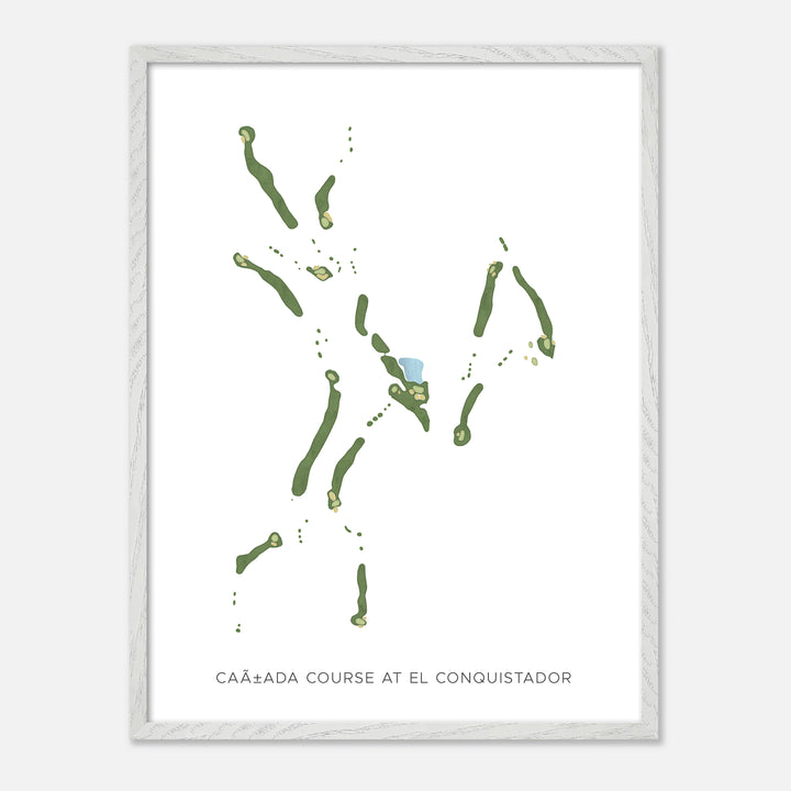 Print of Cañada Course At El Conquistador Modern Map