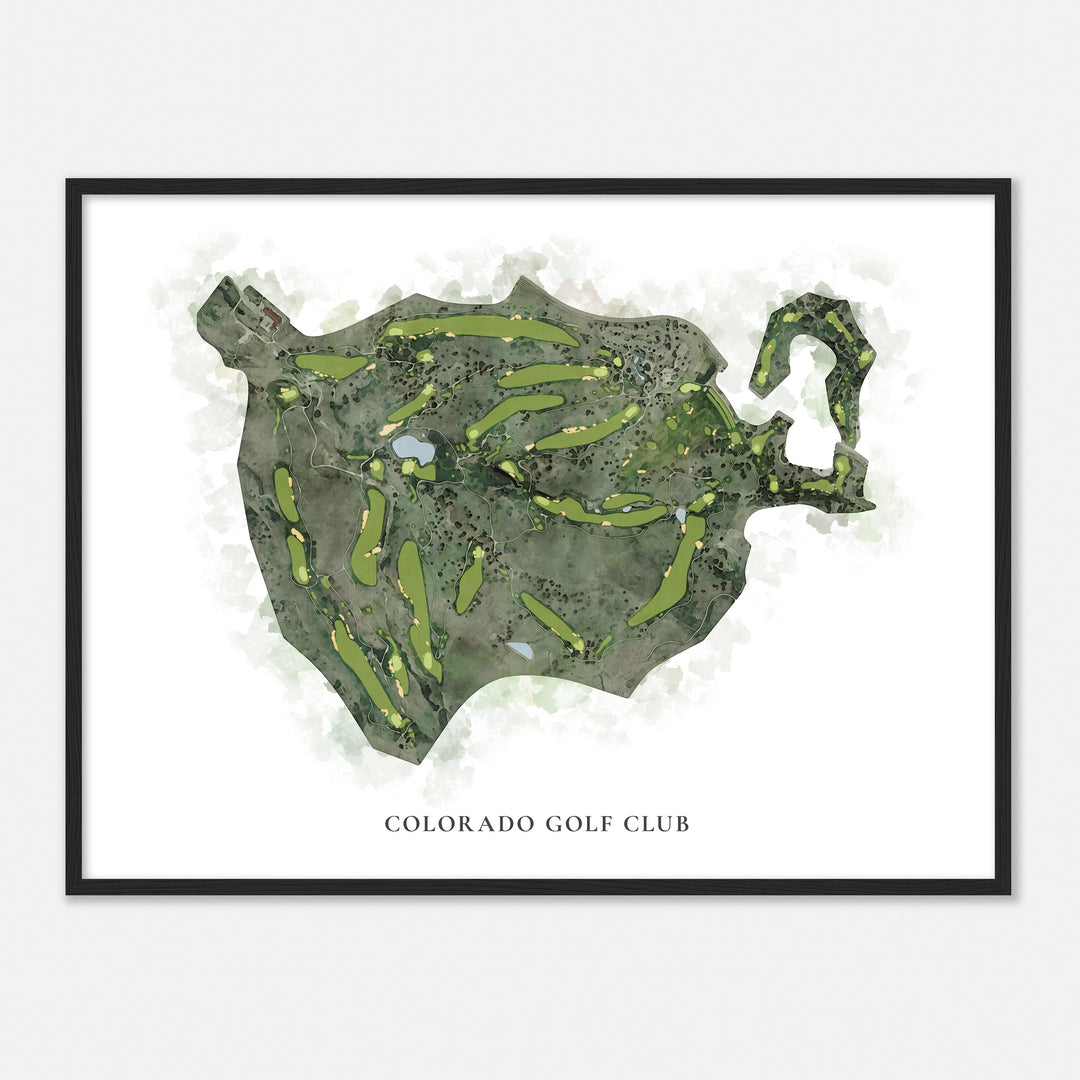 Print of Colorado Golf Club Classic Map