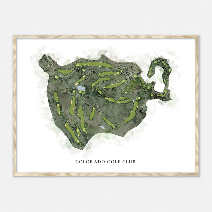 Print of Colorado Golf Club Classic Map