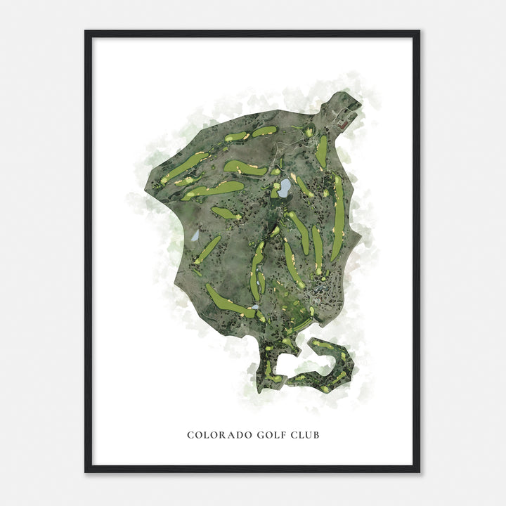 Print of Colorado Golf Club Classic Map