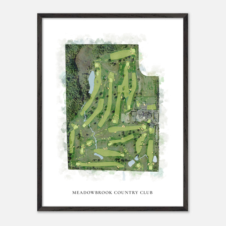 Print of Meadowbrook Country Club Classic Map