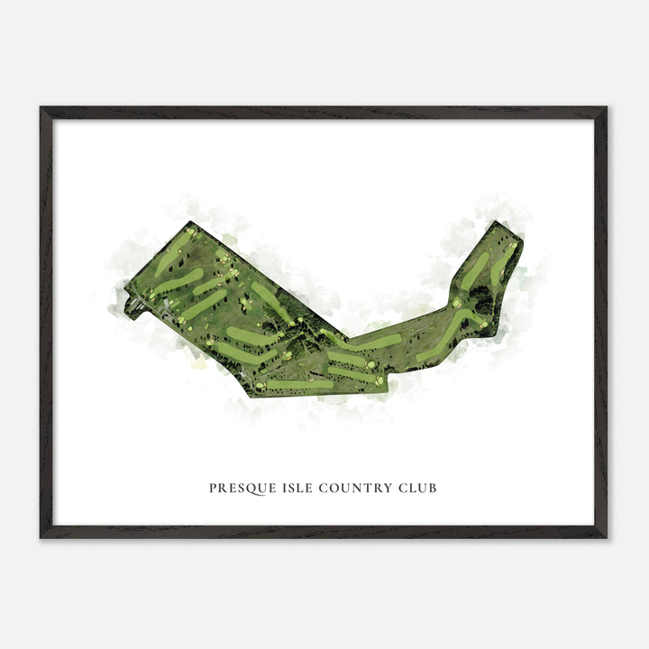 Print of Presque Isle Country Club Classic Map