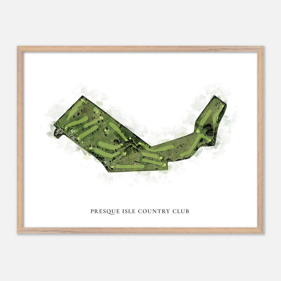 Print of Presque Isle Country Club Classic Map