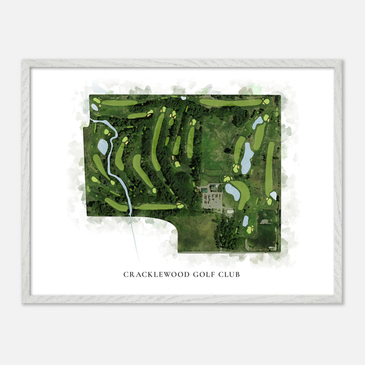 Print of Cracklewood Golf Club Classic Map