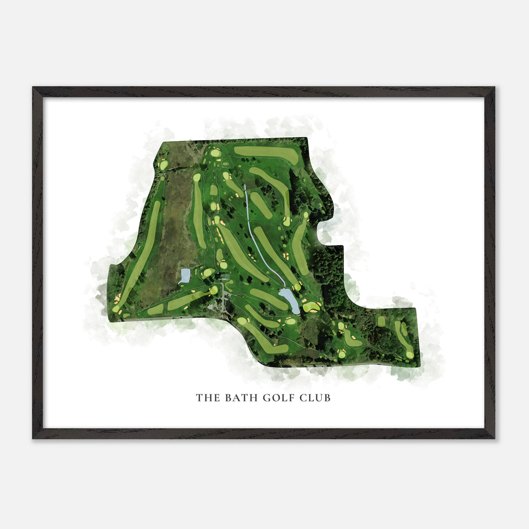 Print of The Bath Golf Club Classic Map