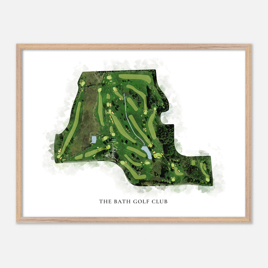 Print of The Bath Golf Club Classic Map