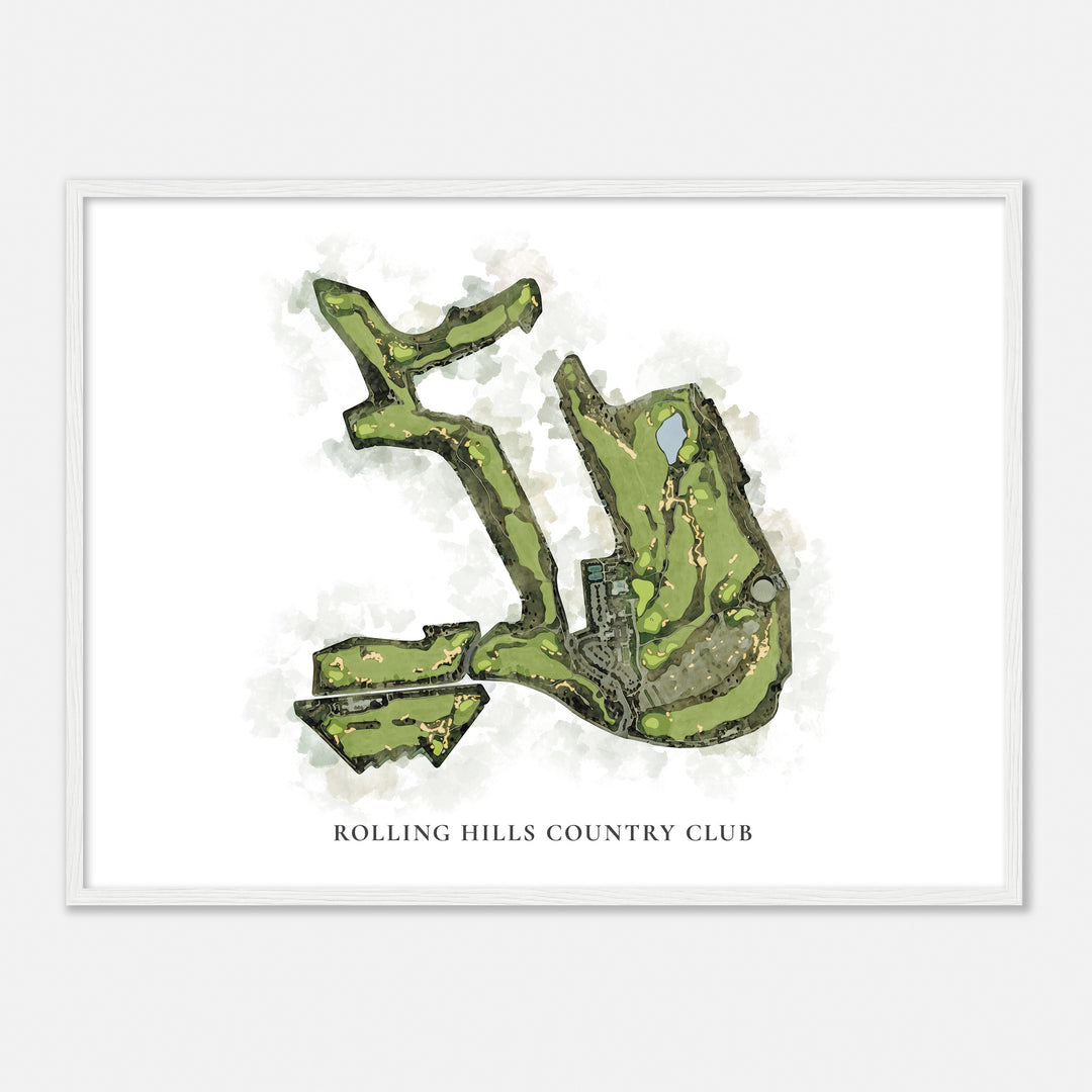 Print of Rolling Hills Country Club Classic Map