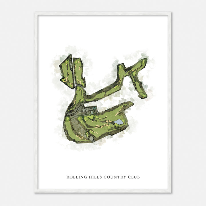 Print of Rolling Hills Country Club Classic Map