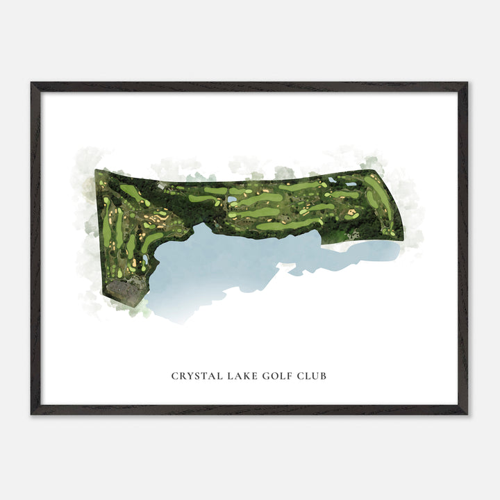 Print of Crystal Lake Golf Club Classic Map
