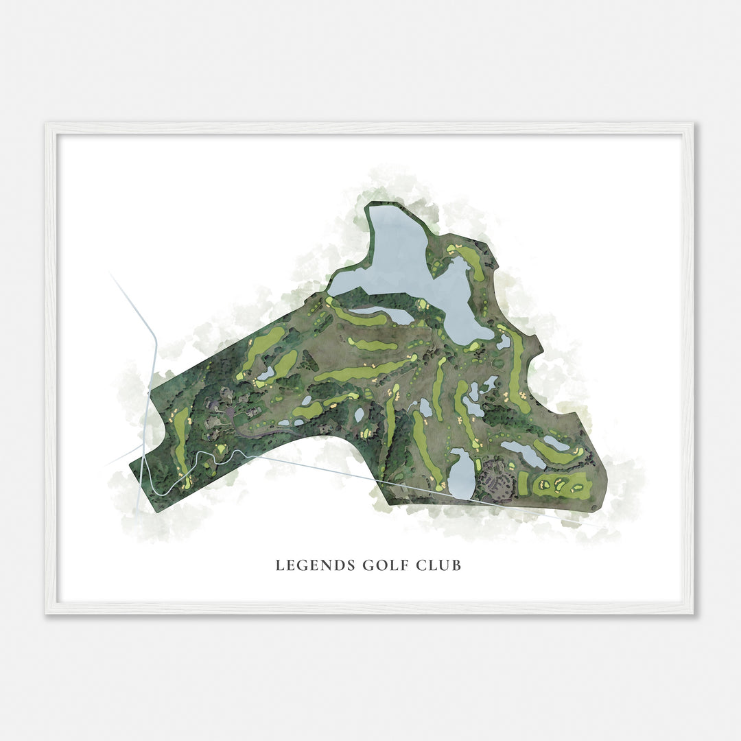 Print of Legends Golf Club Classic Map