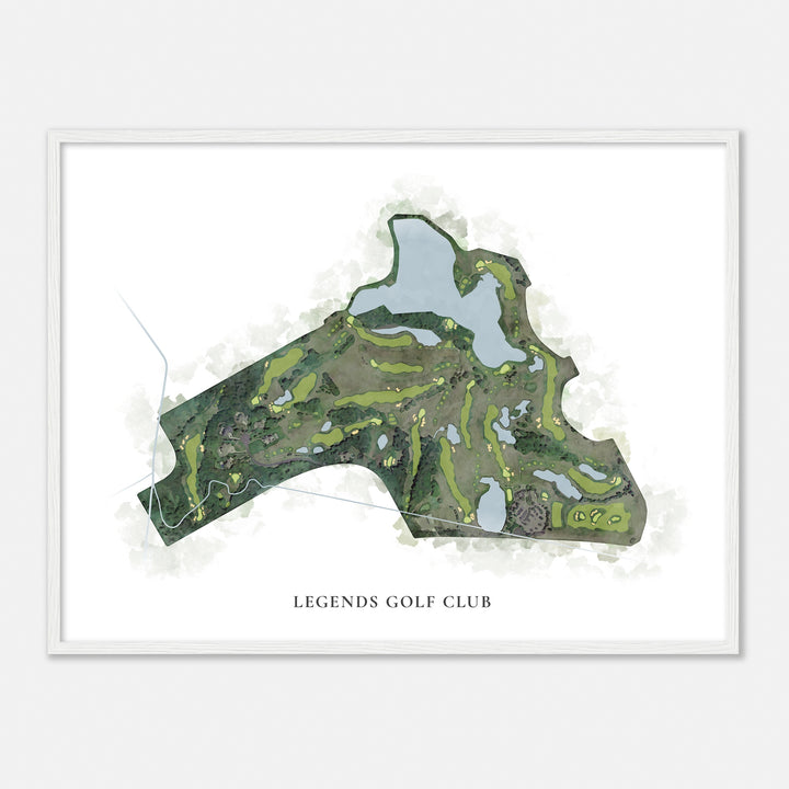 Print of Legends Golf Club Classic Map