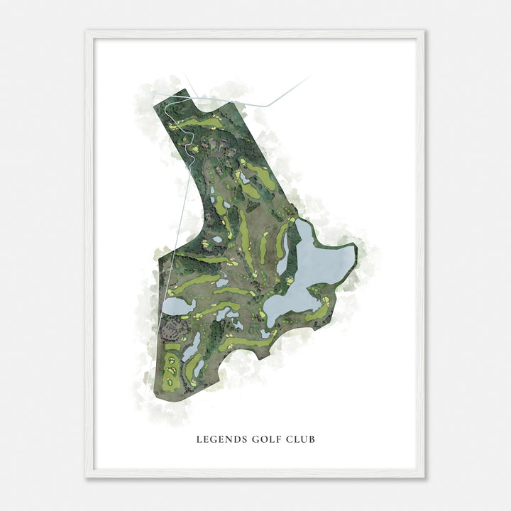 Print of Legends Golf Club Classic Map