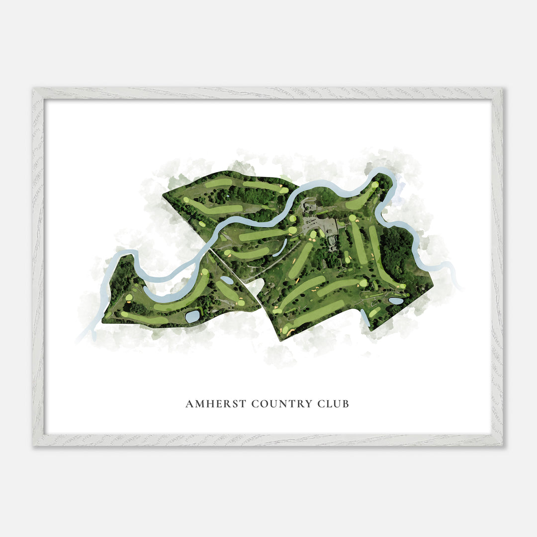 Print of Amherst Country Club Classic Map