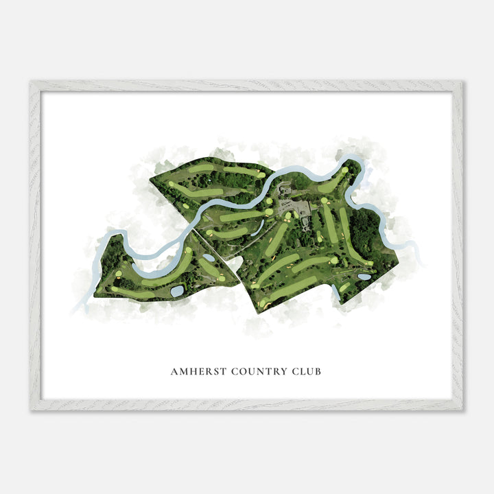 Print of Amherst Country Club Classic Map