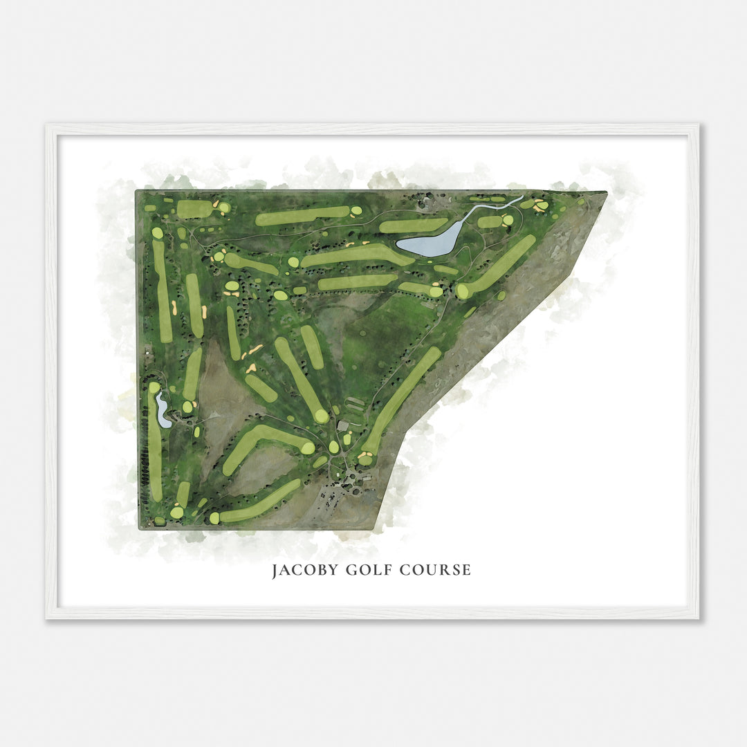 Print of Jacoby Golf Course Classic Map