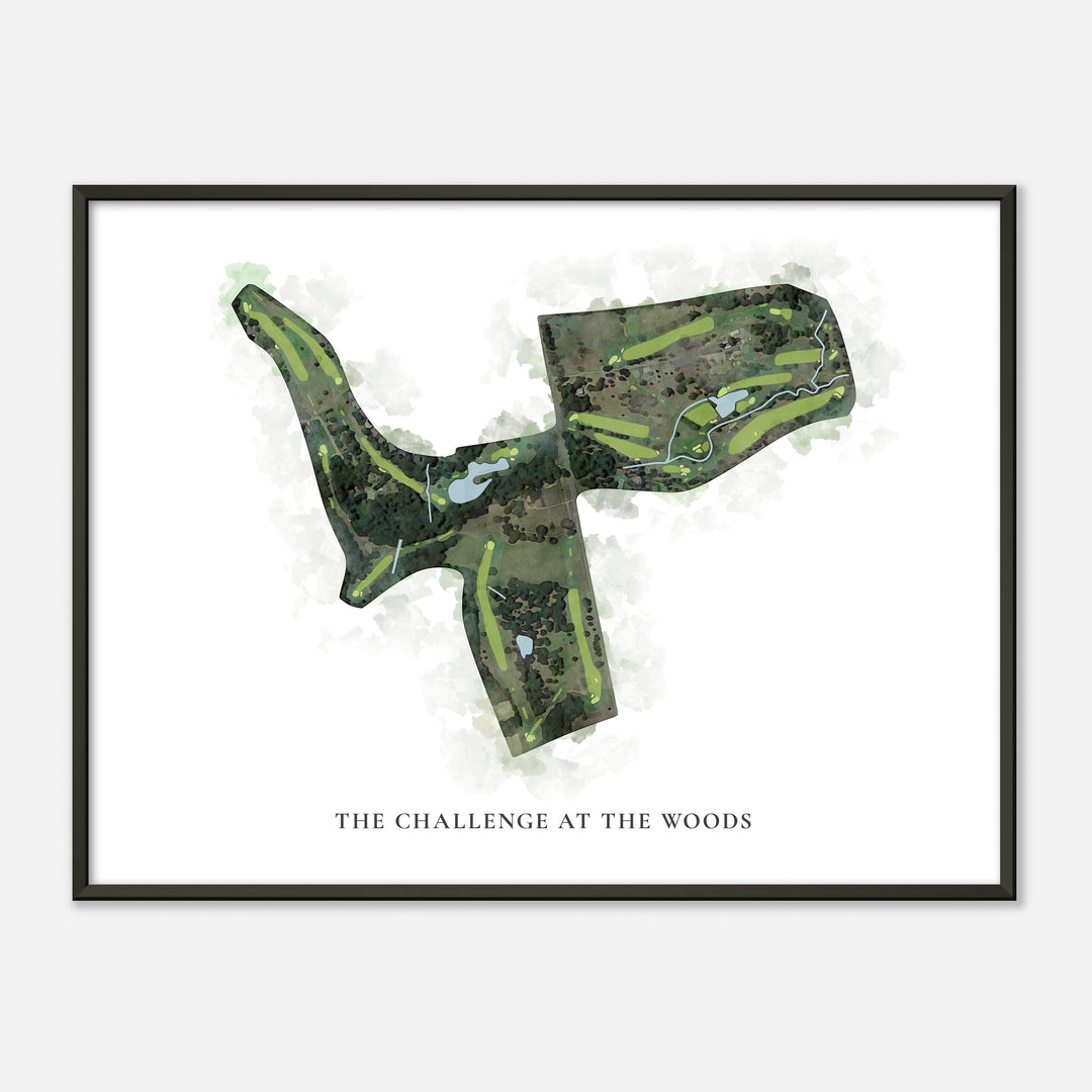 Print of The Challenge At The Woods Classic Map