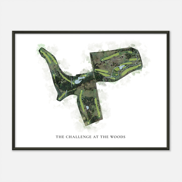 Print of The Challenge At The Woods Classic Map