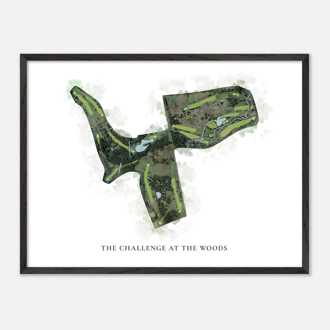 Print of The Challenge At The Woods Classic Map