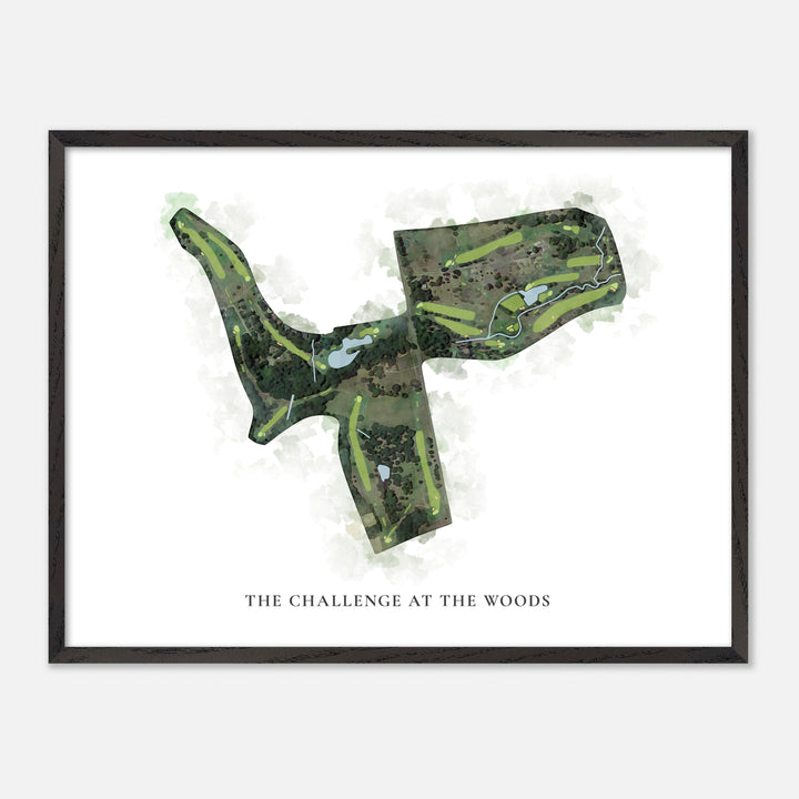 Print of The Challenge At The Woods Classic Map
