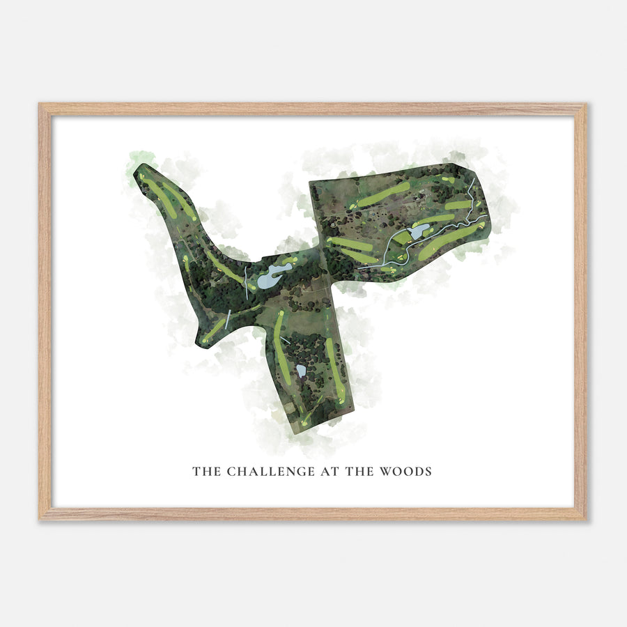 Print of The Challenge At The Woods Classic Map